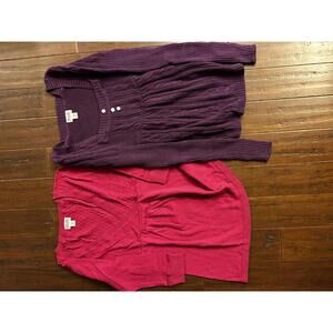 Mossimo Supply Co. Women's Sweaters - Purple XS & Pink S